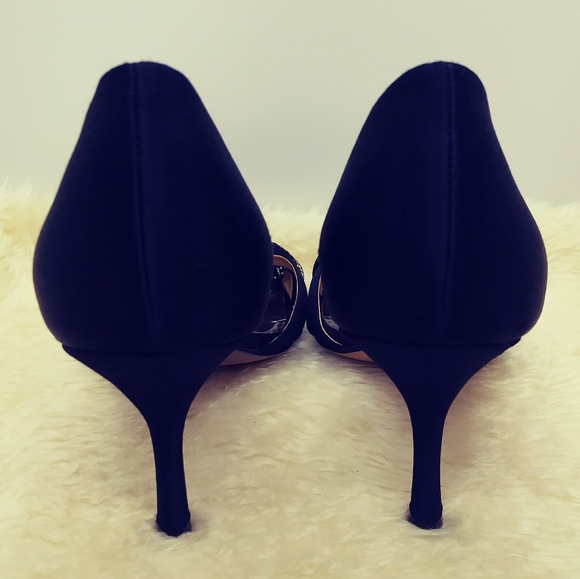 Bagley Mischka D'Orsay Peep Toe size 7.5 - Picture 2 of 8